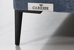 Caresse urban poot zwart metaal